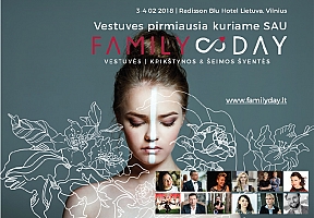 Paroda „Vestuvės Family Day“ jau vasario 3 dieną! (Parodos programa)